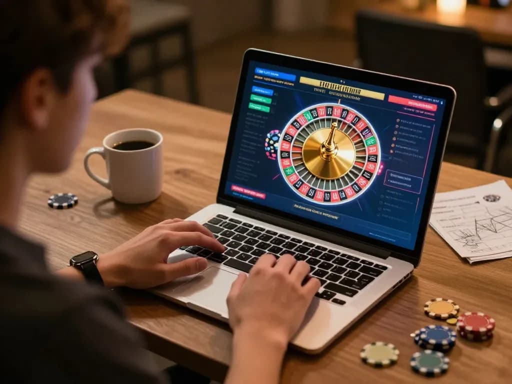 Player strategizing their bets on the bdtk66 online roulette platform, showcasing engaging gameplay settings.