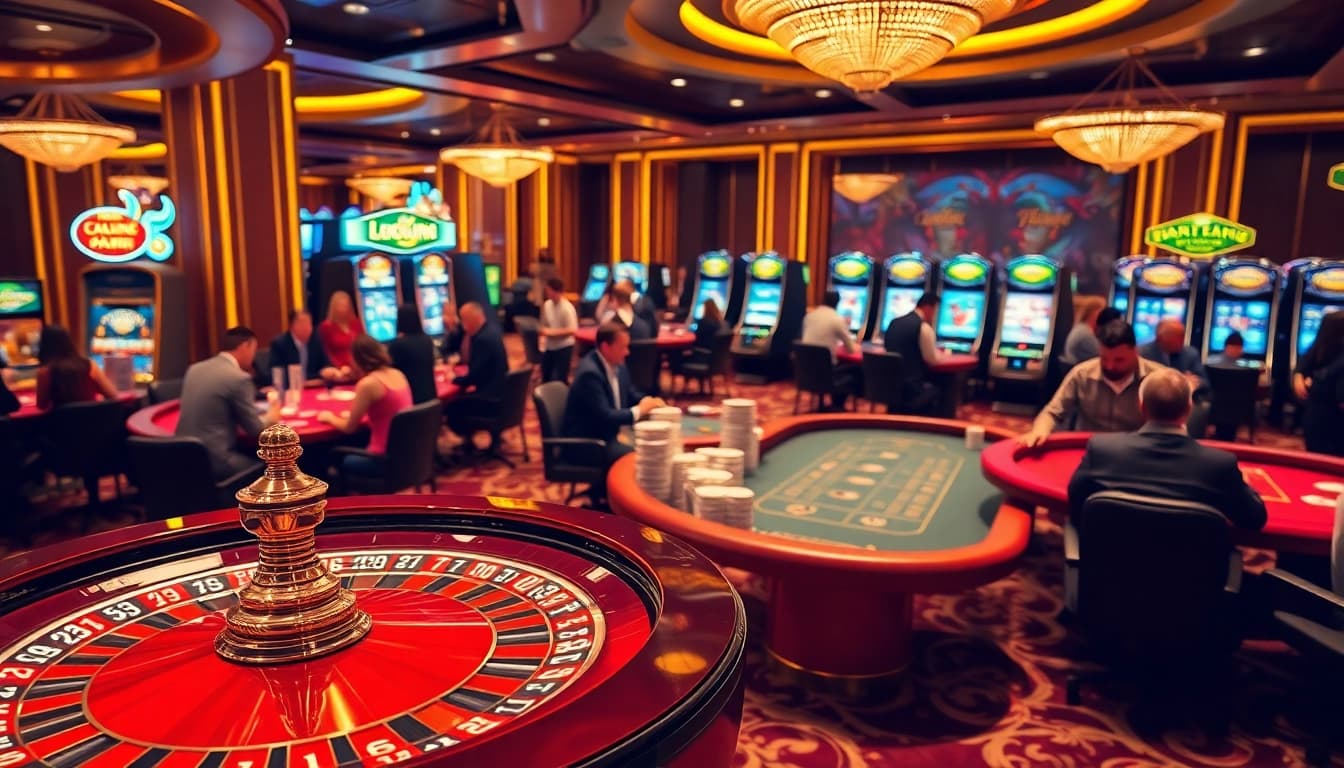 A lively roulette game at https://luck882.co.com/ showcasing excitement and luxury in online gambling.