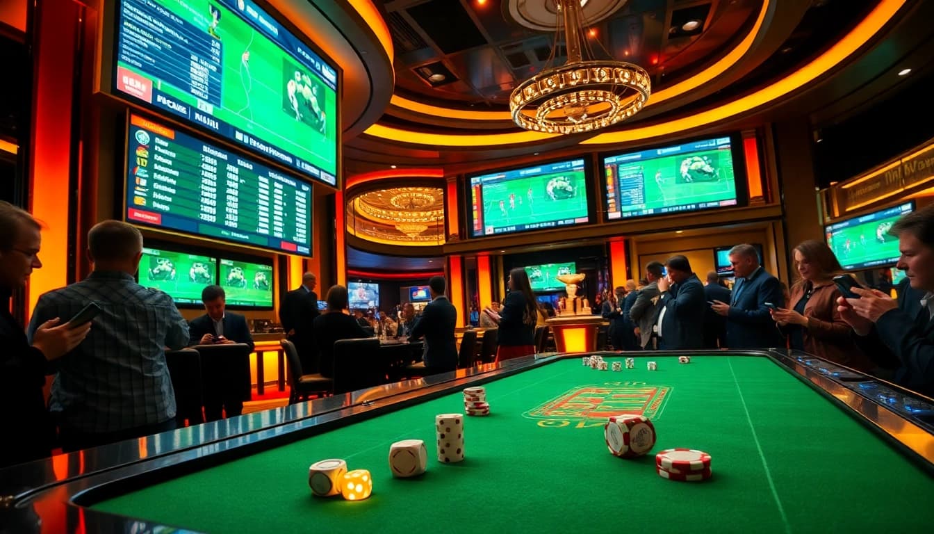 Experience thrilling แทงบอล action in a luxurious sports betting setting with modern technology and excitement.