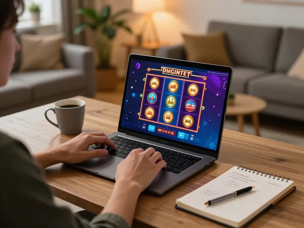 Experience the excitement of online slots at Win678 in a cozy home setting.