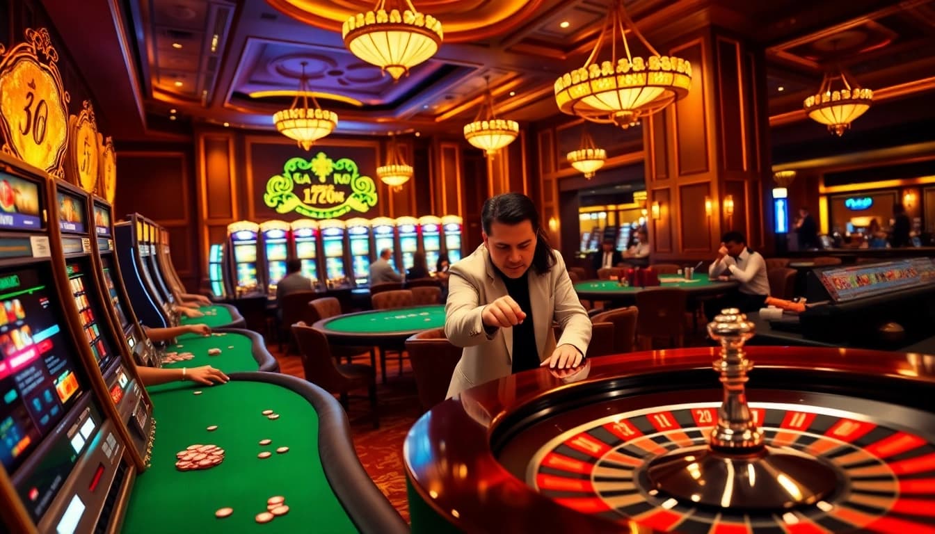 Experience the excitement of gambling at 79king with lively casino gameplay featuring roulette and poker.
