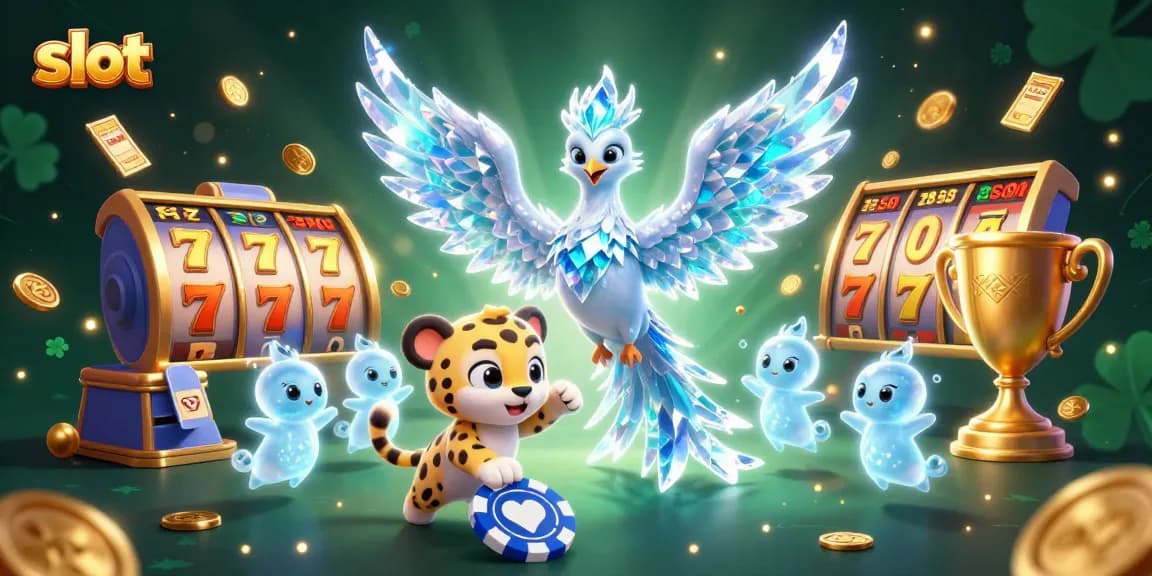 Menangkan jackpot di permainan slot bersama karakter lucu dalam ilustrasi 3D yang memukau.