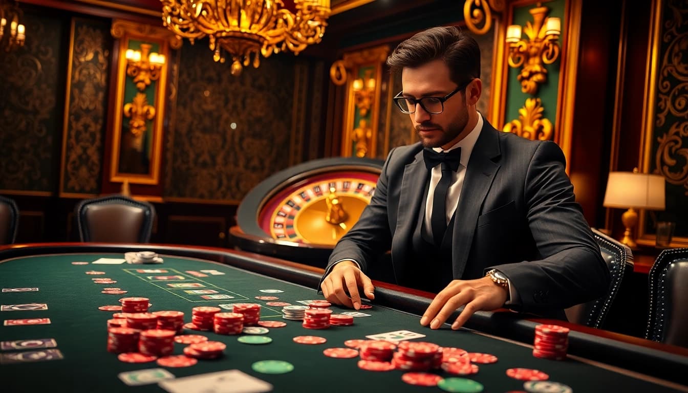 Engaging players at pg88 with vibrant poker chips and a thrilling casino environment.