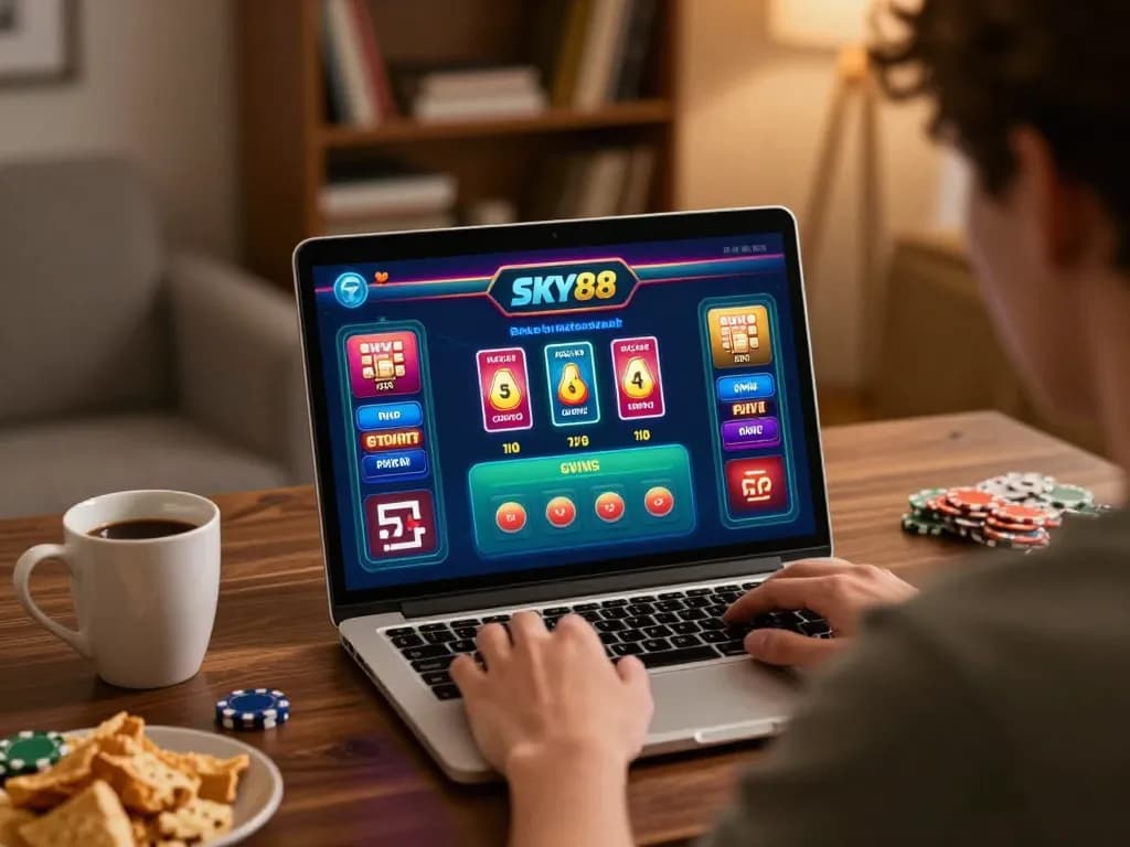 Experience the excitement of SKY88 bet while placing your bets at home with a cozy setup.