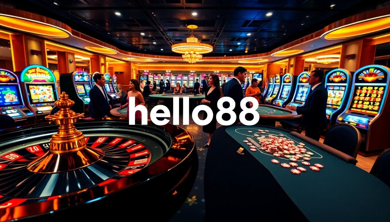 Enjoying the excitement of playing at hello88 casino with immersive games and elegant surroundings.