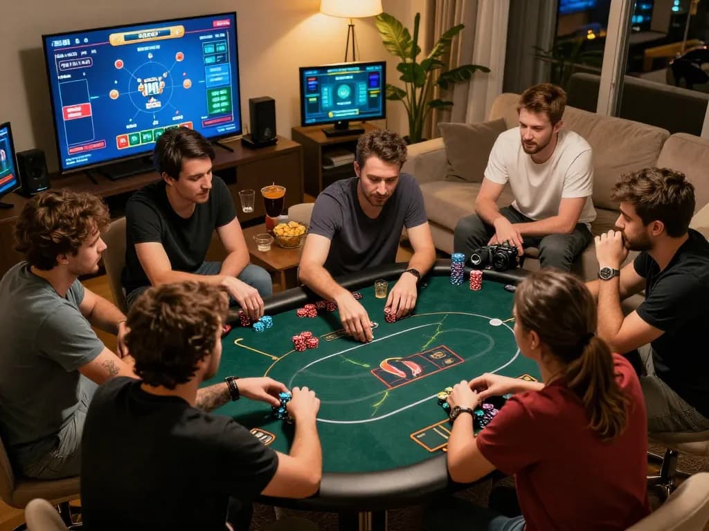 Engaging in strategic online poker gameplay while đăng ký mu88 to explore new opportunities.