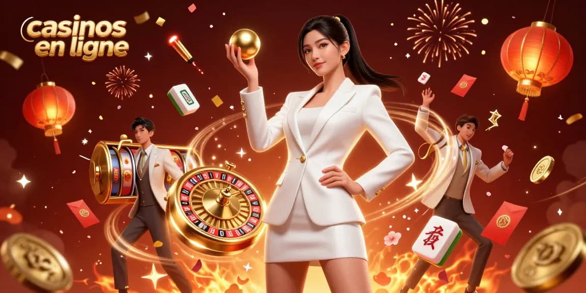 Engage with casinos en ligne through an artistic celebration of online gaming with vibrant elements.