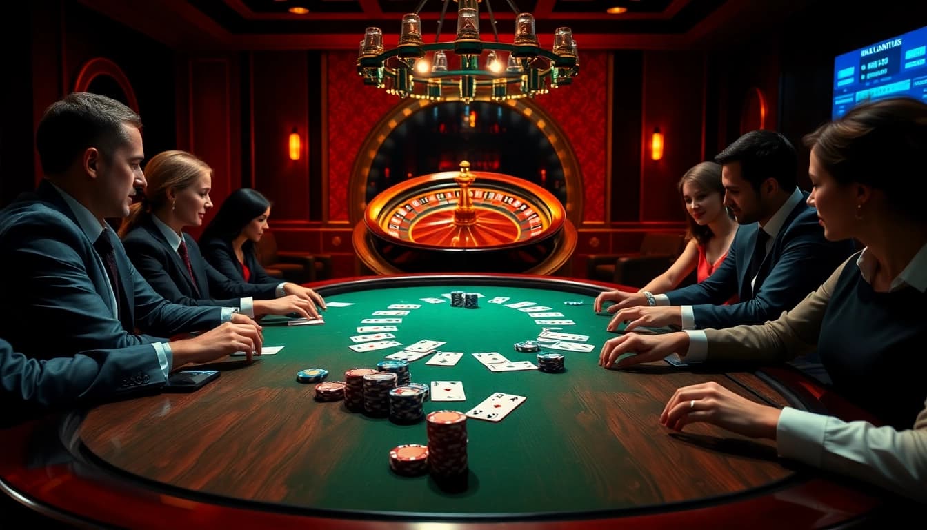 Trải nghiệm sự hồi hộp của trò chơi tại JD88.Com với lối chơi poker sống động và hành động roulette đầy kịch tính.