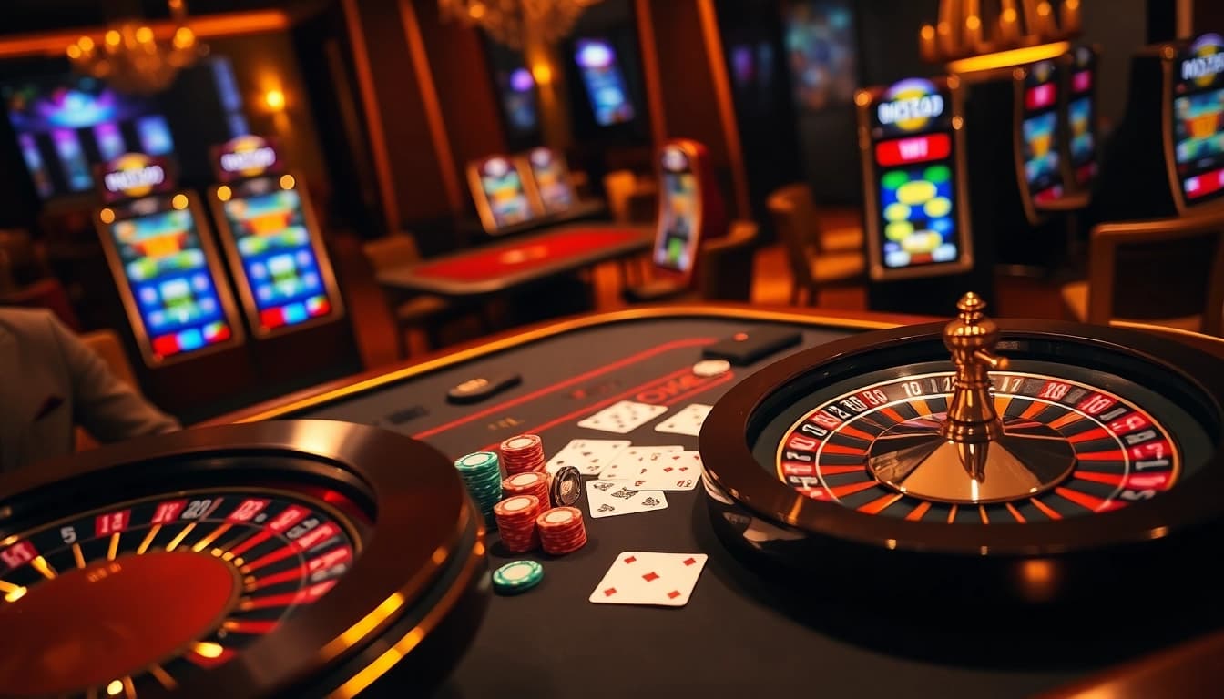 Experience high-stakes poker action and thrilling roulette gameplay at dn88’s luxurious online casino.
