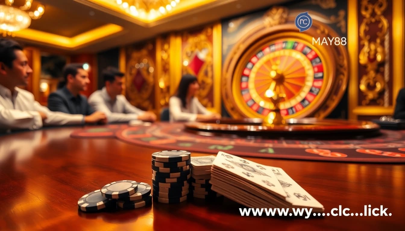 Experience thrilling gaming at https://may88.click/ with a luxurious casino atmosphere and high-stakes excitement.