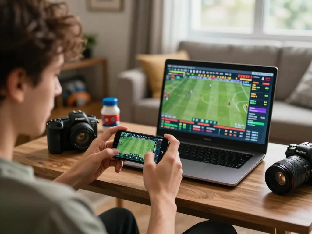 Engaging online sports betting experience with a go99com user placing bets on a smartphone.