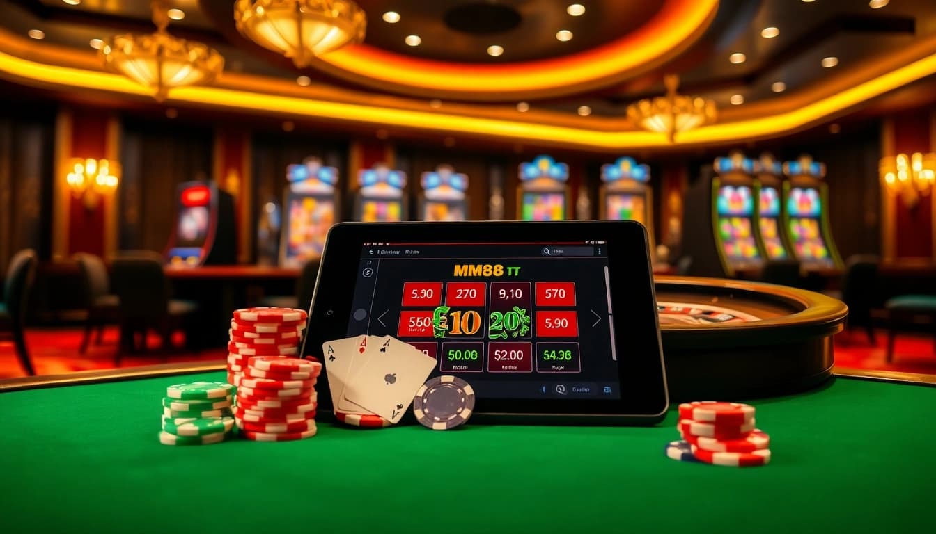 Experience the excitement of gambling at https://mm88.observer/ with vibrant casino elements and online betting.
