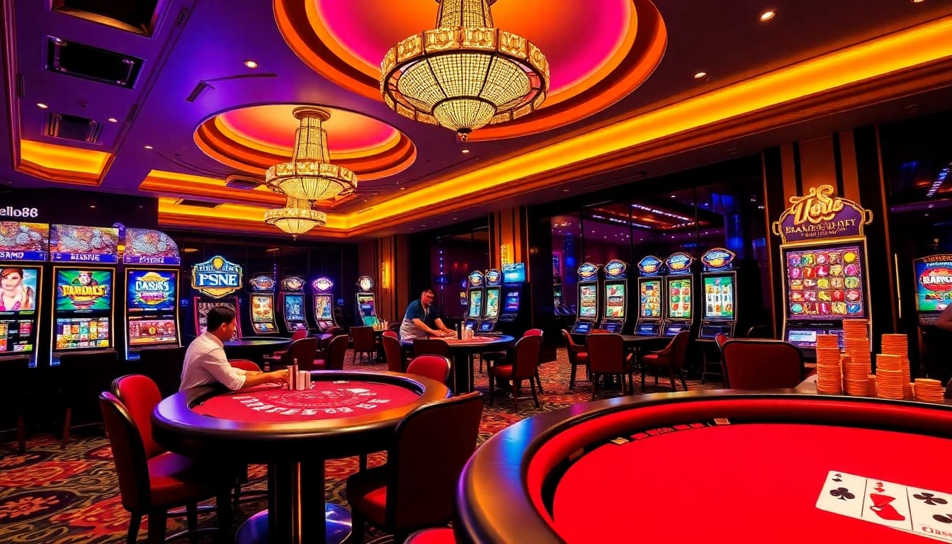 Experience exciting gameplay at hello88 com with vibrant casino gaming elements and engaging players.