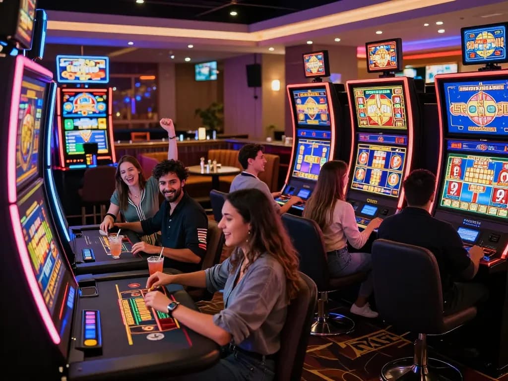 Alev casino 108.com vibrant live gaming scene showcasing players enjoying slots and live dealer tables with engaging atmosphere.