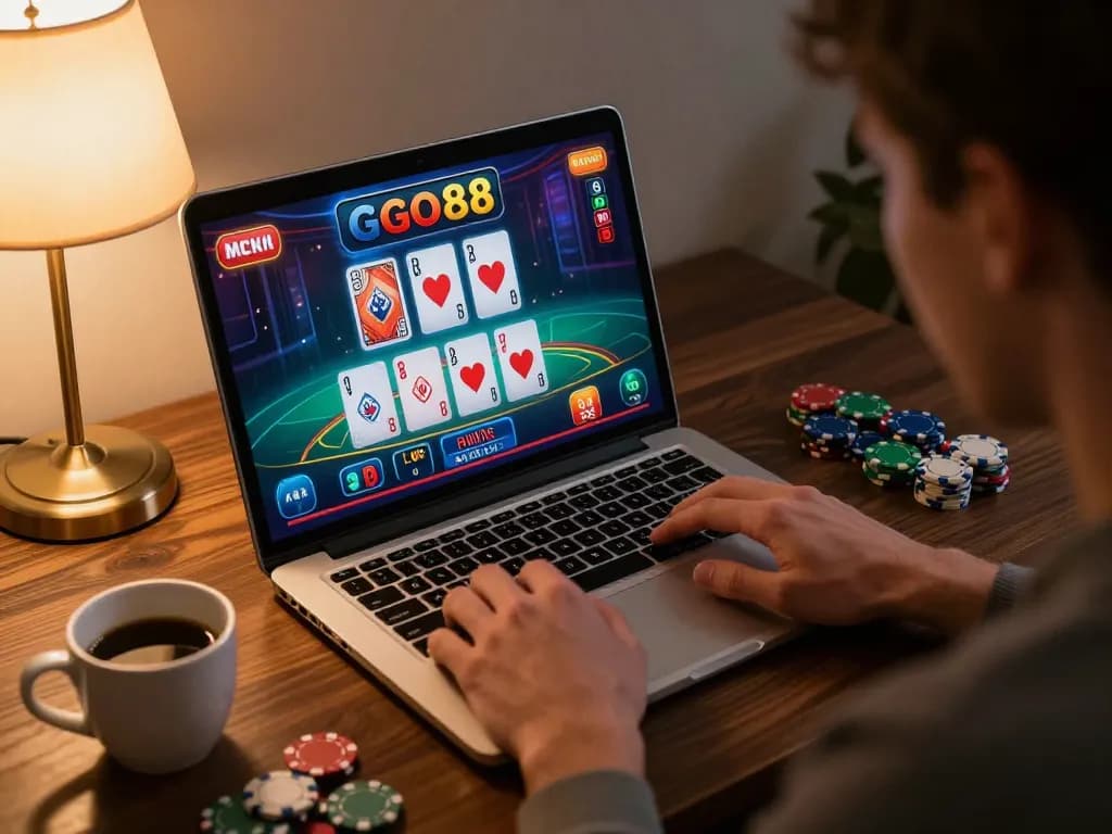 Engaging online go88 casino gaming experience with live dealer blackjack setup.
