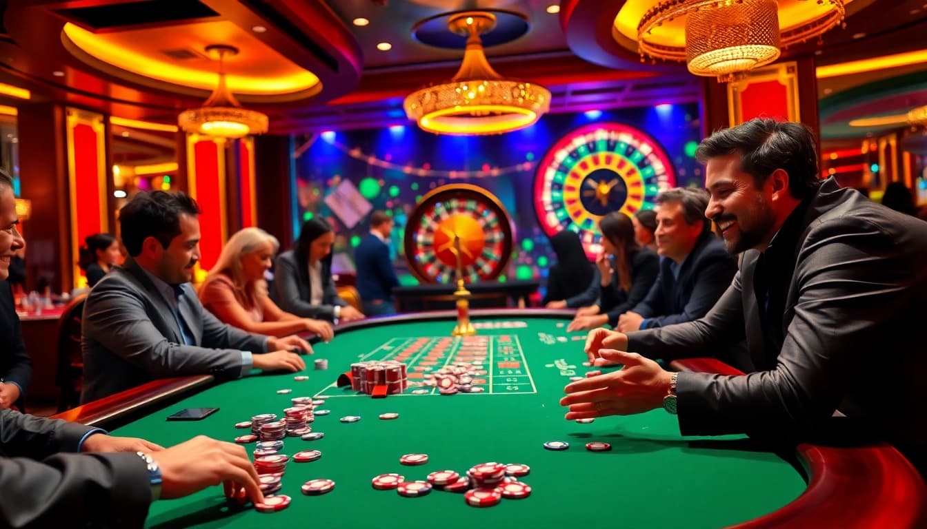 Experience high-stakes gaming at the J88 casino table, where excitement meets elegance.