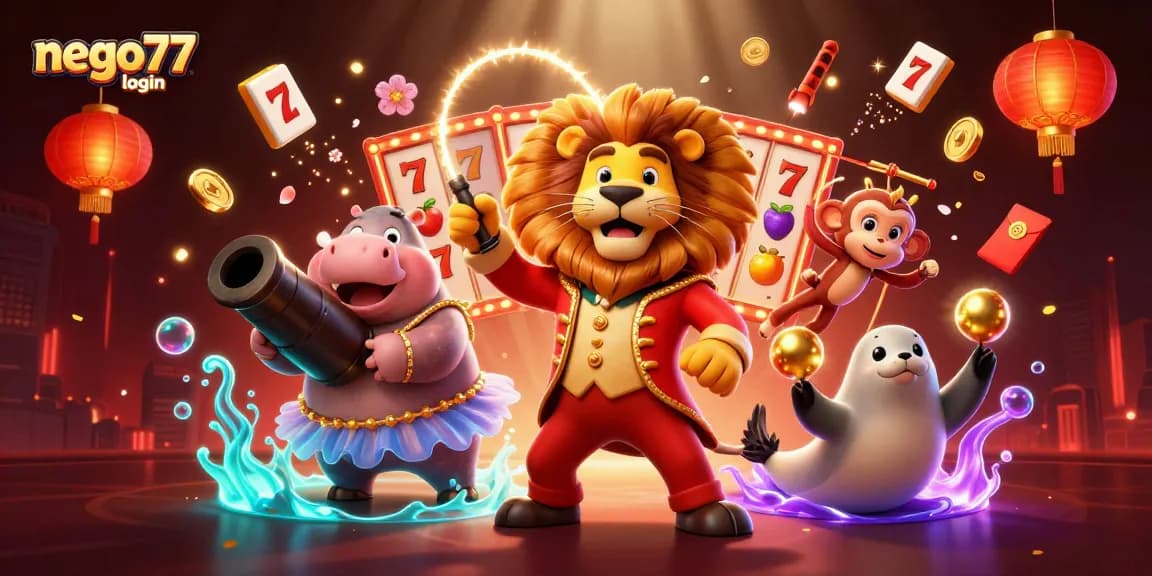 Engage in exciting gameplay with nego77 login inside a vibrant 3D casino world full of action.