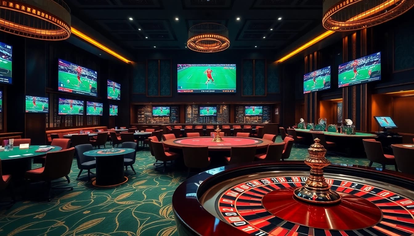 Engaging betting scene with Judi Bola Resmi and vibrant live sports interactions.