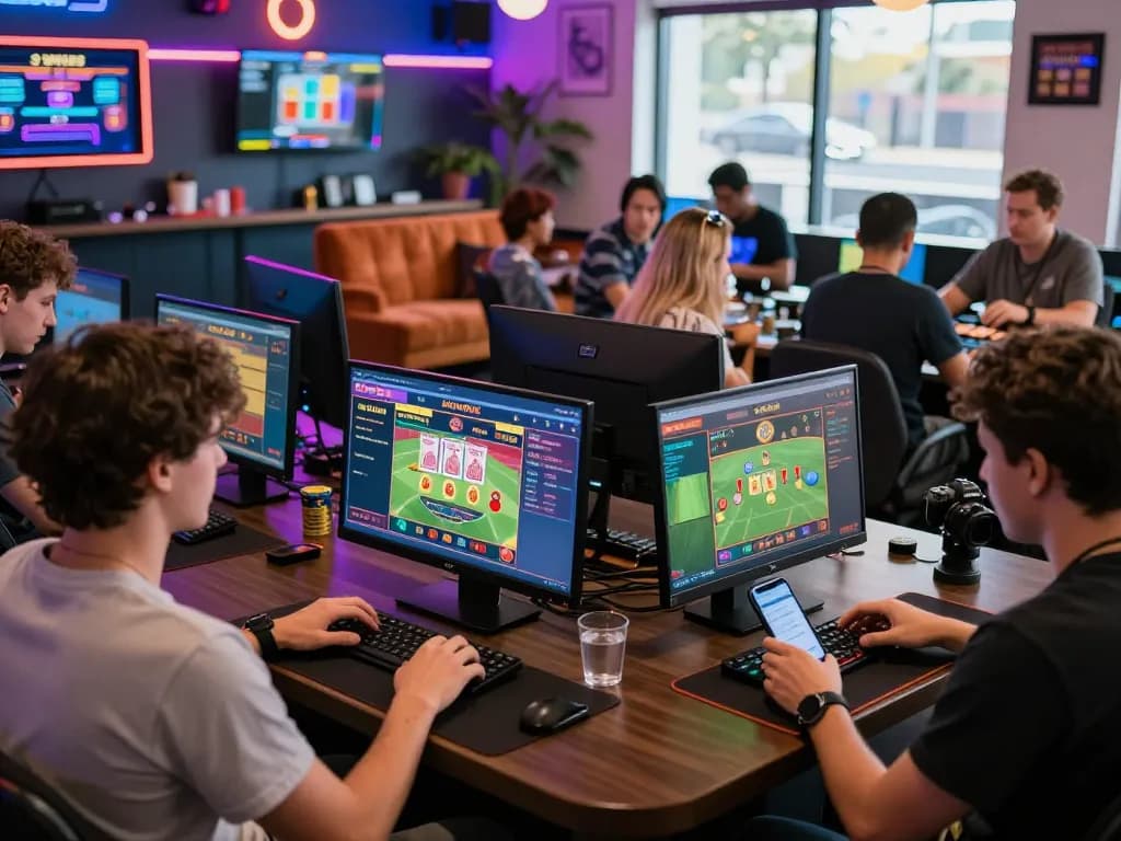 Engaging players at 3win's vibrant online casino environment showcasing sports betting and live games.