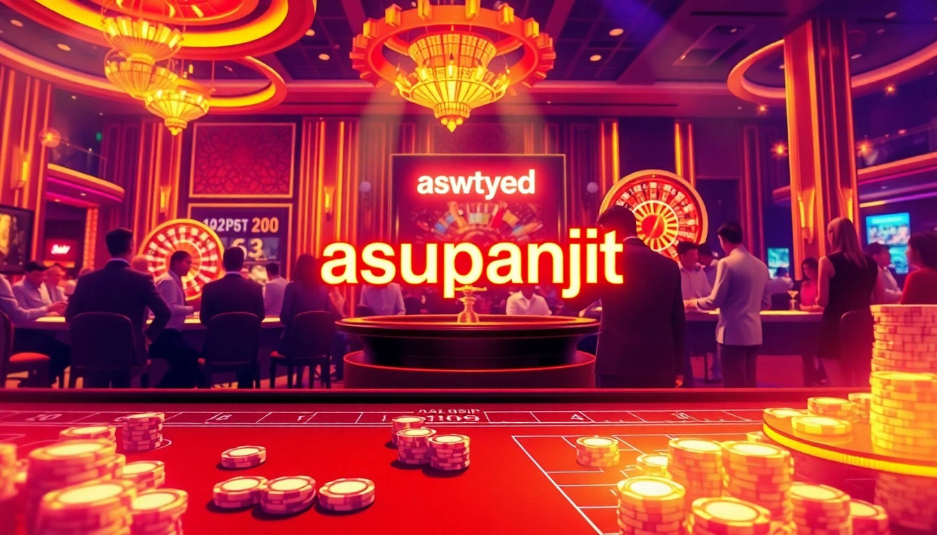 Engage in thrilling gameplay with asupanjitu at the vibrant craps table in this exciting casino scene.