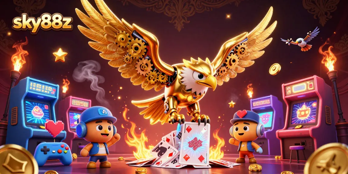 Experience thrilling gameplay at sky88z with vibrant 3D gaming elements and dynamic casino visuals.