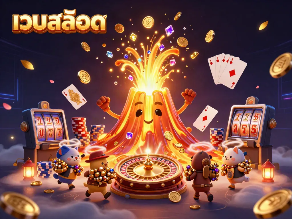 เกมสล็อต เว็บสล็อต ที่เต็มไปด้วยทองคำและสัตว์เล็กๆ ที่หนีไปพร้อมขุมทรัพย์