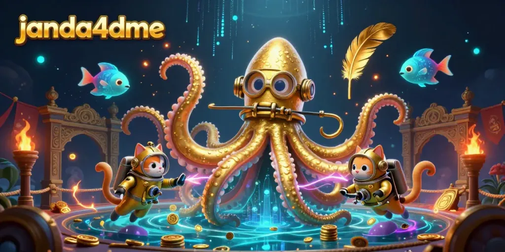 Menangkap permainan judi janda4dme dengan kraken mengagumkan di lautan harta karun.