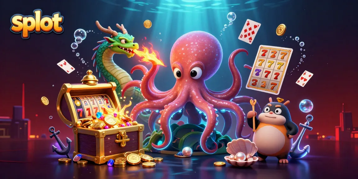 Slot yang mengasyikkan dengan simbol keberuntungan dan jackpot dalam permainan kasino.
