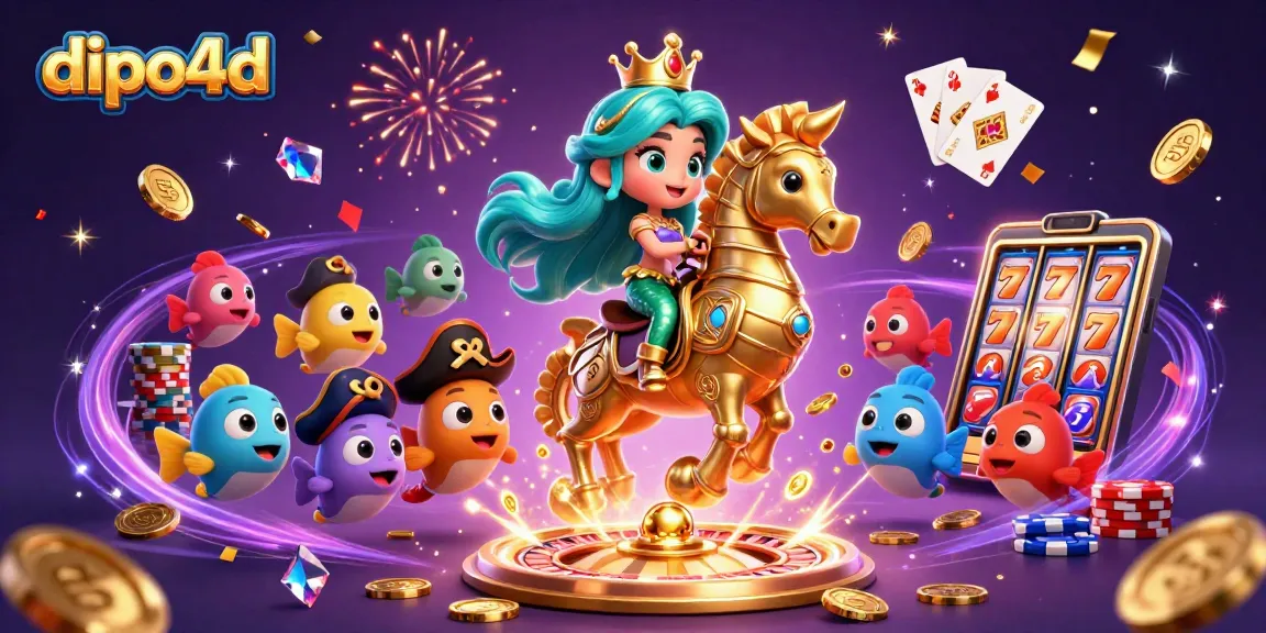Experience the enchanting world of dipo4d with vibrant casino elements and dynamic visuals.