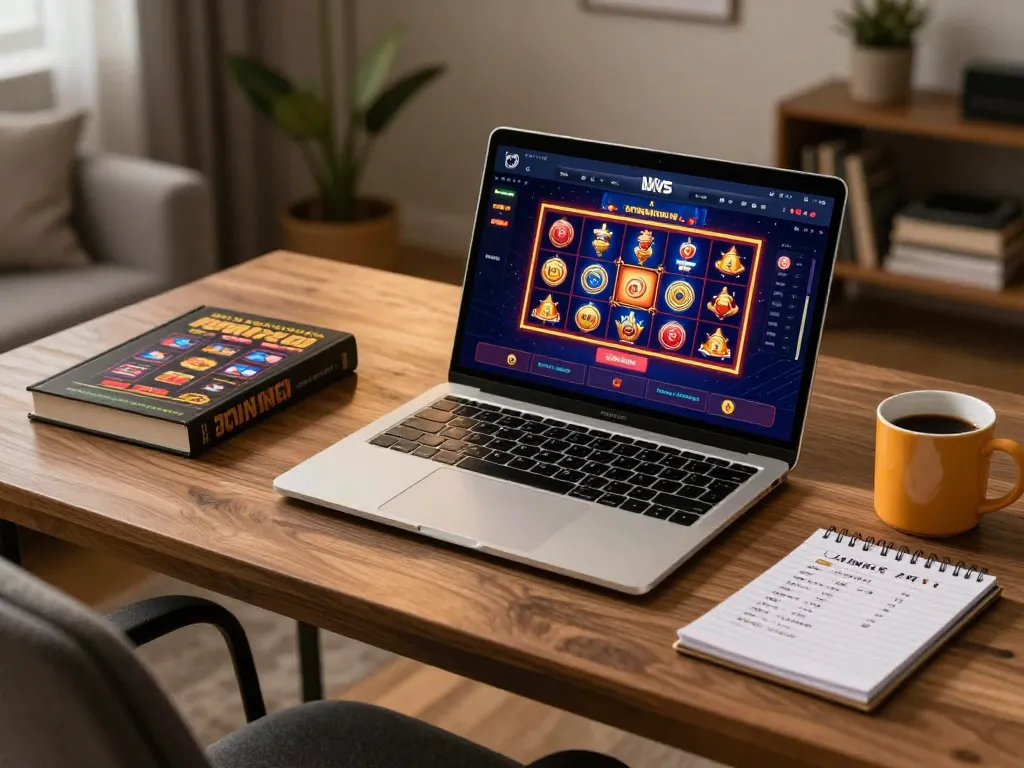 Engaging online gaming setup showcasing antoinelarocque's strategic poker options with vibrant app interface.