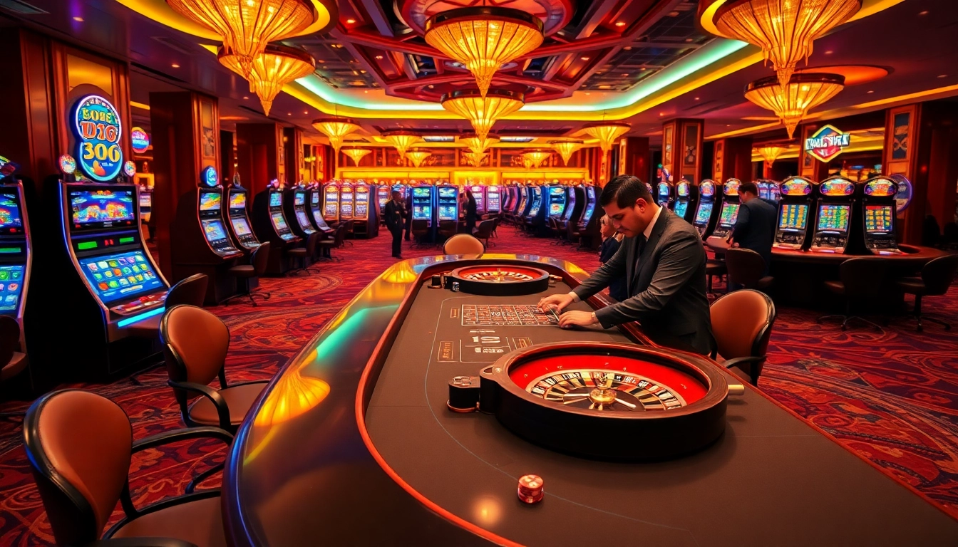 Experience the thrill of gambling at 88xx with real dealers and vibrant casino settings.