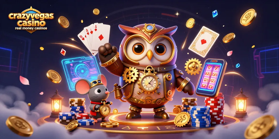 Experience thrilling excitement at crazyvegas casino real money casinos with vibrant casino elements.