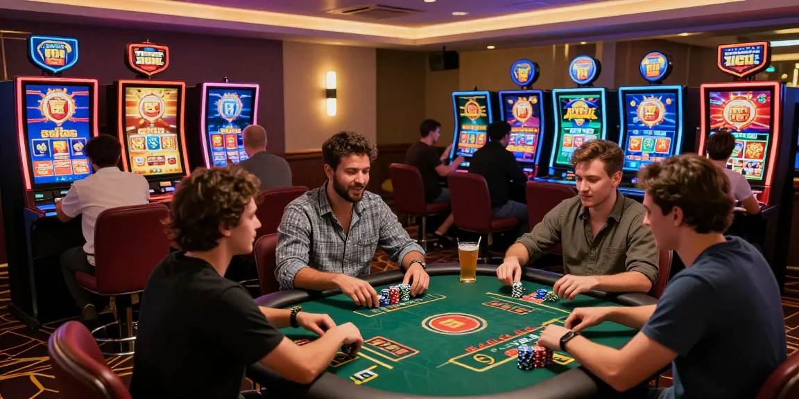Exciting gaming scene at an online casino showcasing players engaging in games at https://eviz.org.uk with vibrant atmosphere and bonuses.