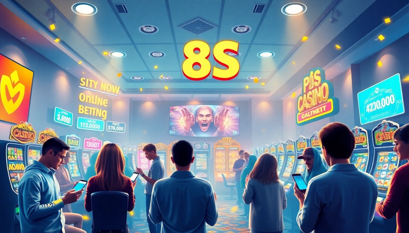 8s online gambling platform featuring diverse gaming options and vibrant promotional offers.