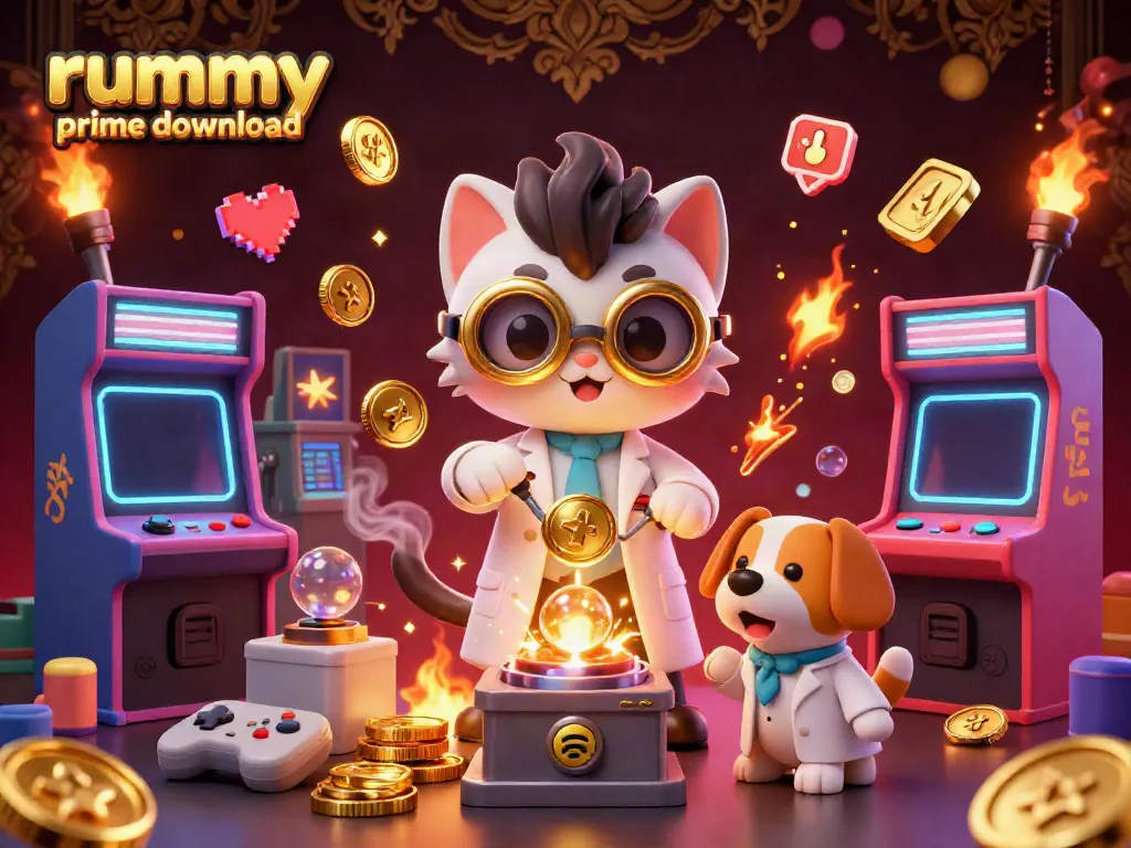 Experience thrilling rummy prime download with vibrant arcade elements and engaging gameplay atmosphere.