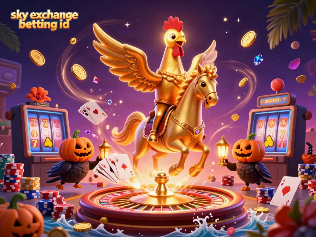 Experience the thrill of gambling with the sky exchange betting id in this vibrant casino scene filled with action.