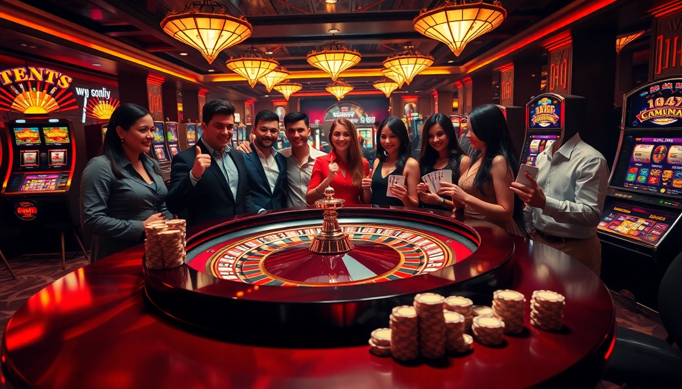High-stakes roulette action at a ww88 casino table with players celebrating wins.