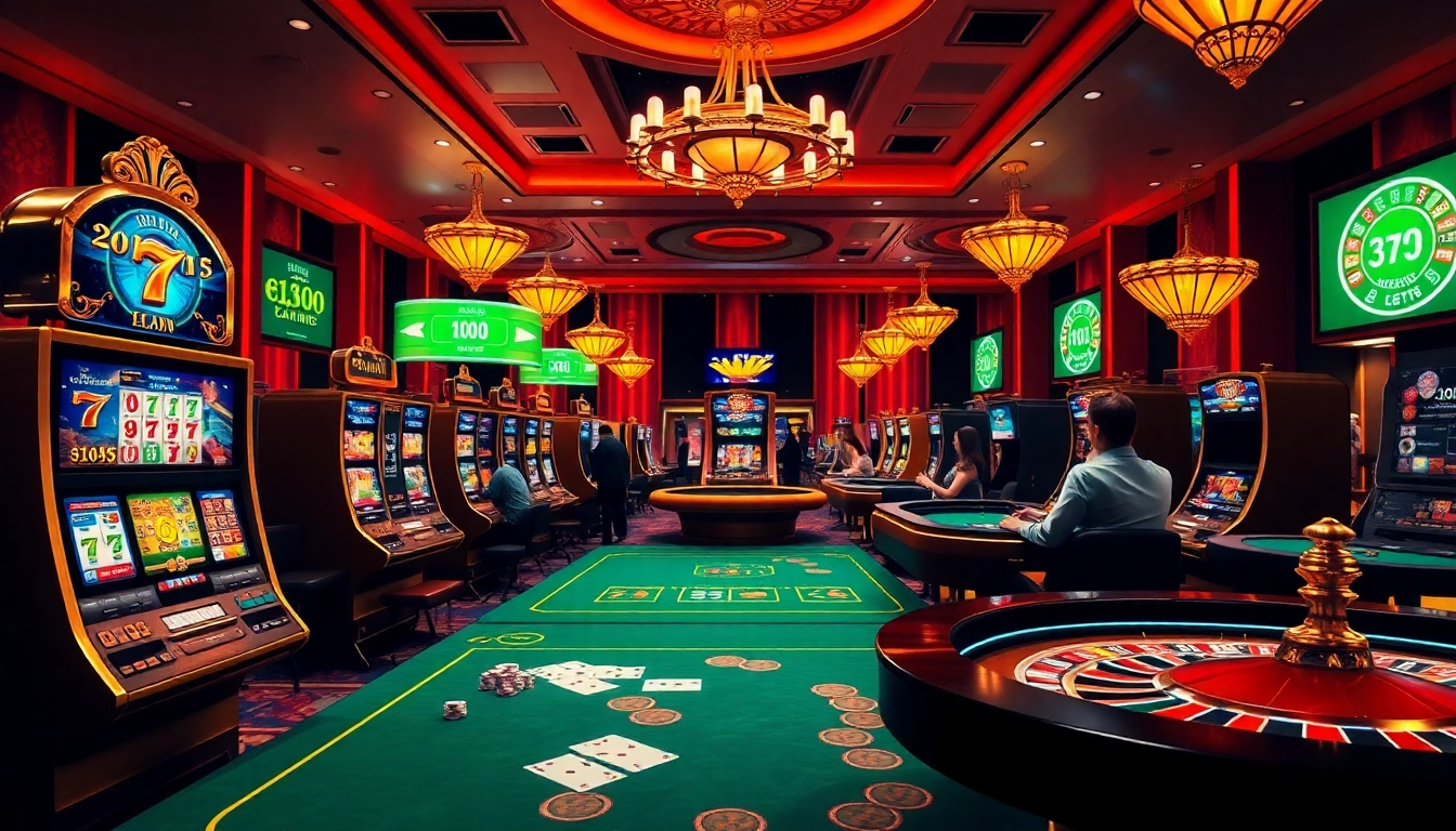 Experience the thrill of https://123b.ing/ with an interactive online casino showcasing vibrant games and luxury.