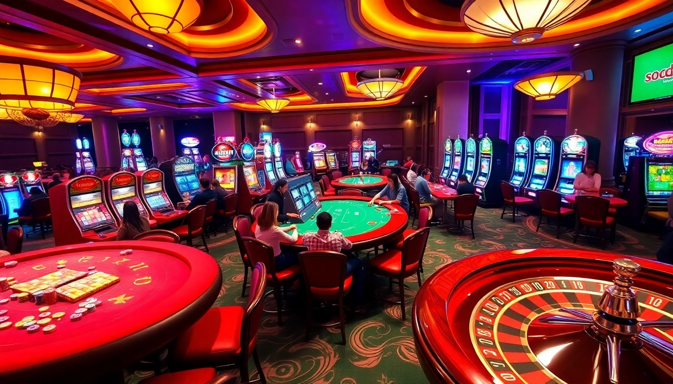 Players enjoying various games at SODO Casino, engaging in thrilling gambling experiences.