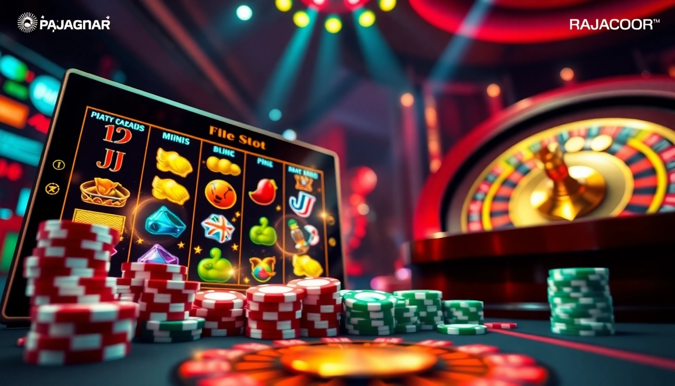 Winning action on RAJAGACOR's Spaceman Slot with vibrant graphics and engaging gameplay.