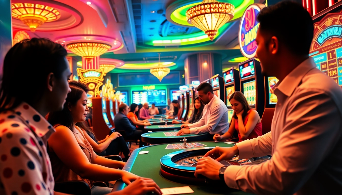 Experience thrilling gaming at https://hay88.my/ with vibrant slots, roulette tables, and high-stakes action.