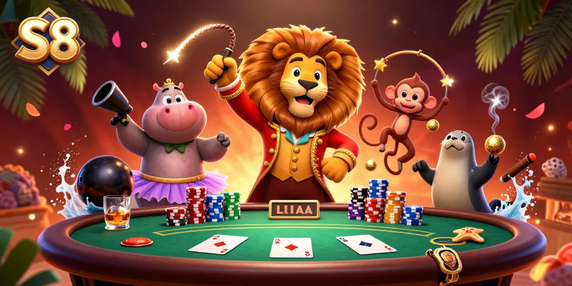 Experience thrilling action and winning moments at S8's poker world with iconic characters.