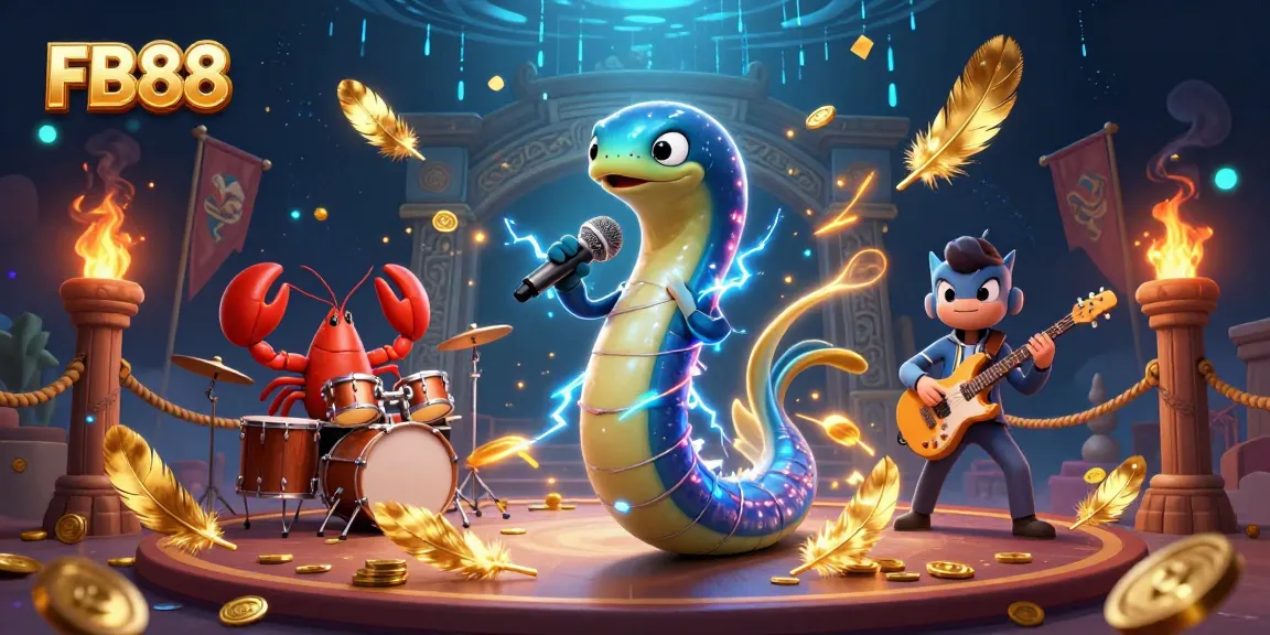 Experience thrilling entertainment at FB88 with a vibrant underwater casino stage and engaging characters.