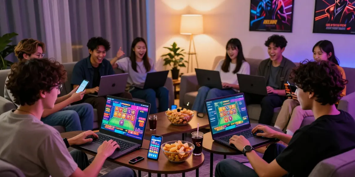 Pengguna terjun4d menikmati permainan Toto 4D dan slot online dalam suasana santai.